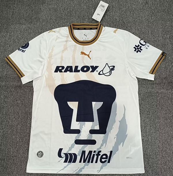 AAA Quality UNAM 26/27 Away White Leaked Soccer Jersey